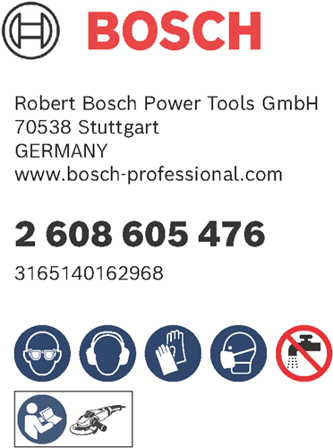 Bosch Zubehör Fiberschleifscheibe 125 R444, Experte für Metall, 60 - 2608605476