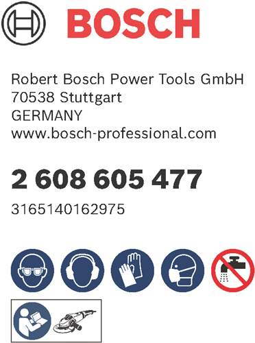Bosch Zubehör Fiberschleifscheibe 125 R444, Experte für Metall, 80 - 2608605477