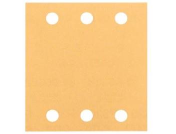 Bosch Schleifpapier 115x107mm K80 rot (10 Stück) (nml)