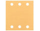 Bosch Schleifpapier 115x107mm K80 rot (10 Stück) (nml)
