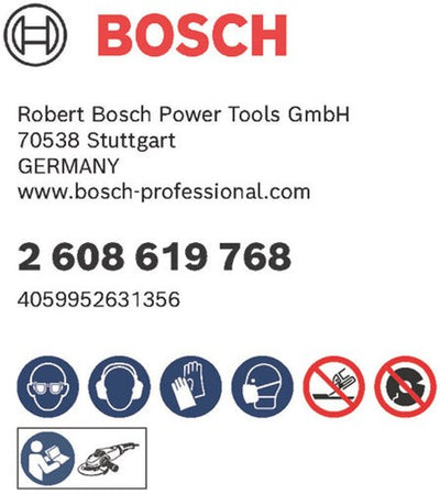 Bosch Zubehör Trennscheibe Standard Metall 125x1x22,23 - 2608619768