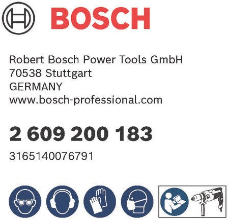 Bosch Zubehör Lamellenstiftscheibe 6 mm, 60, 60 mm, 40 mm - 2609200183