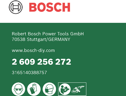 Bosch Zubehör Gummi-Schleifteller für Winkelschleifer, Klettsystem | 125 mm – 2609256272