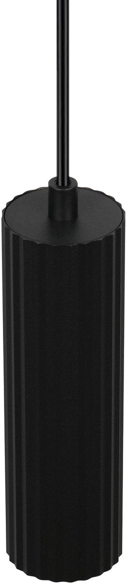 Trio Soka - Hängelampe - Schwarz matt - exkl. 1x gu10 5w - höhenverstellbar