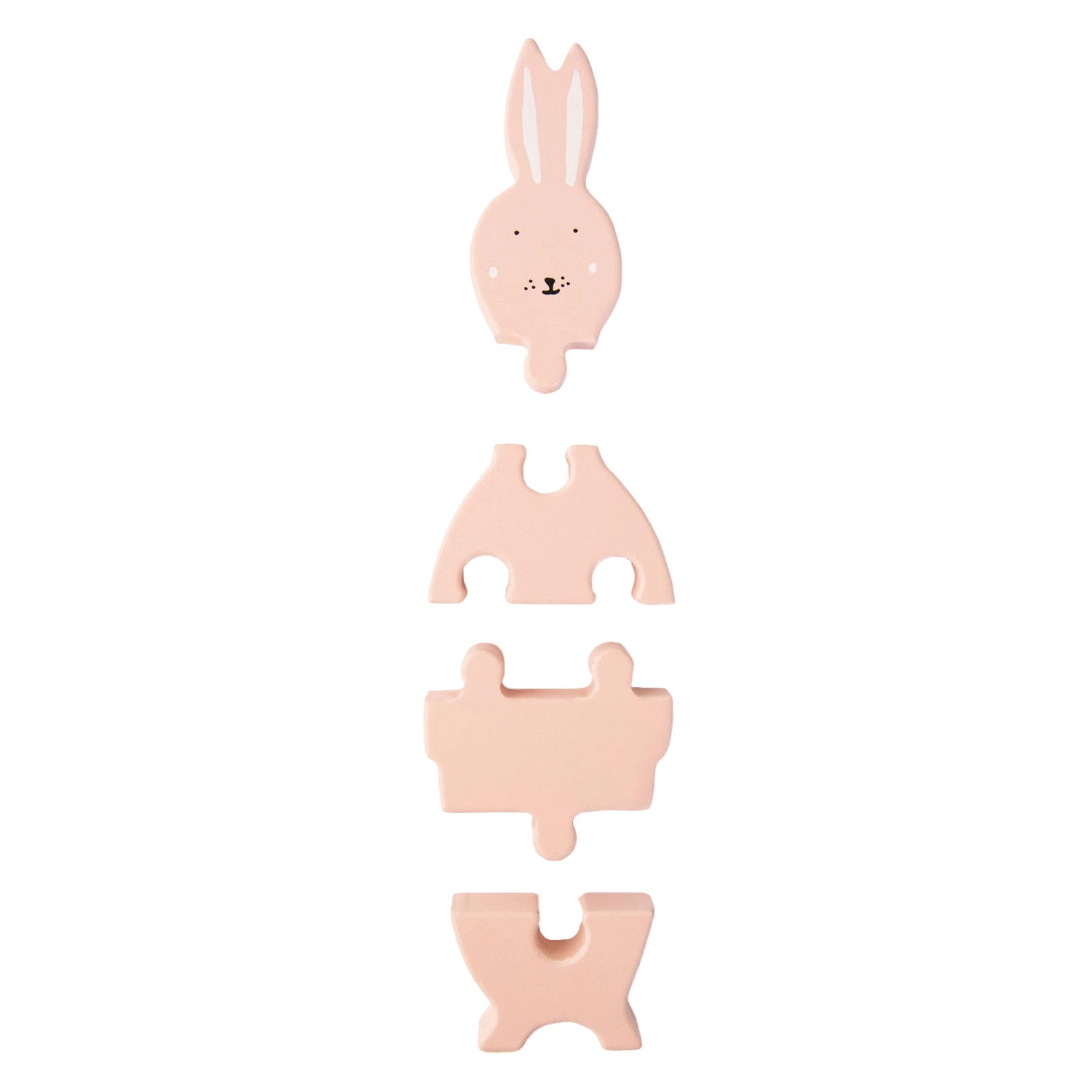 Trixie Holztier Ehemaliges Puzzle Mrs. Kaninchen, 4st.