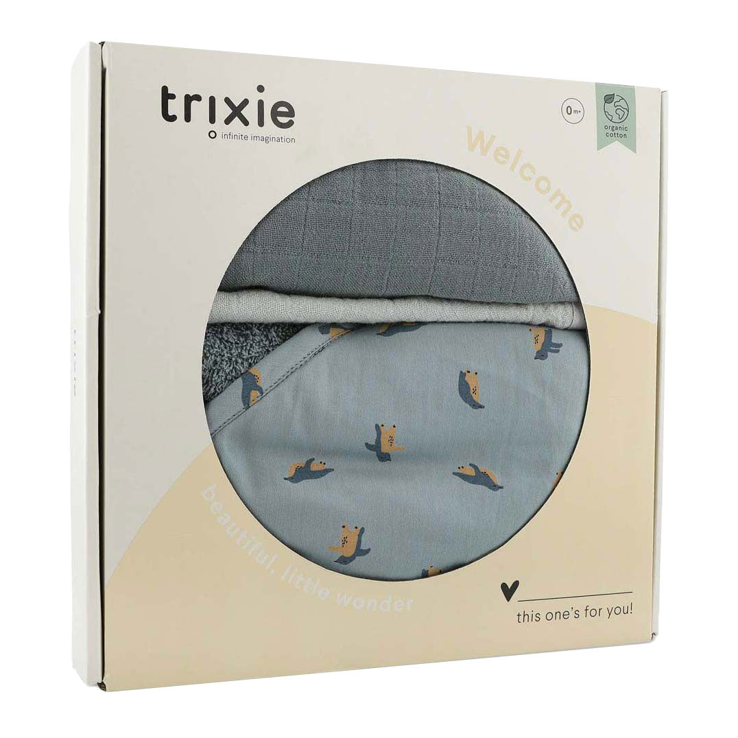 Trixie Neugeborene Geschenkbox l peppige Pinguine