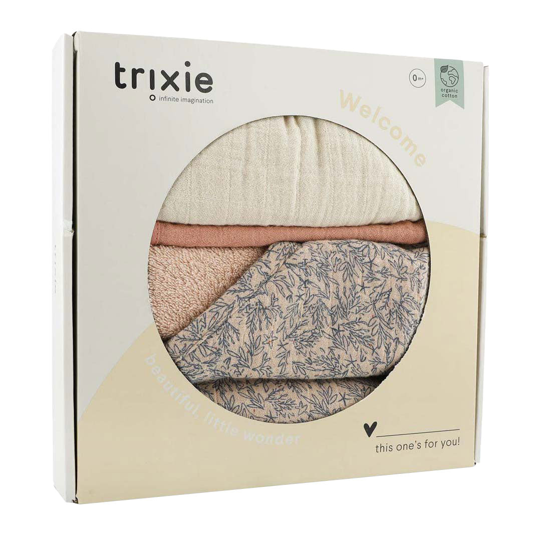 Trixie Neugeborene Geschenkbox l schöne Blätter