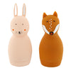 Trixie Bad Spielzeug Squezy Dieren Mrs. Kaninchen Mr. Fuchs