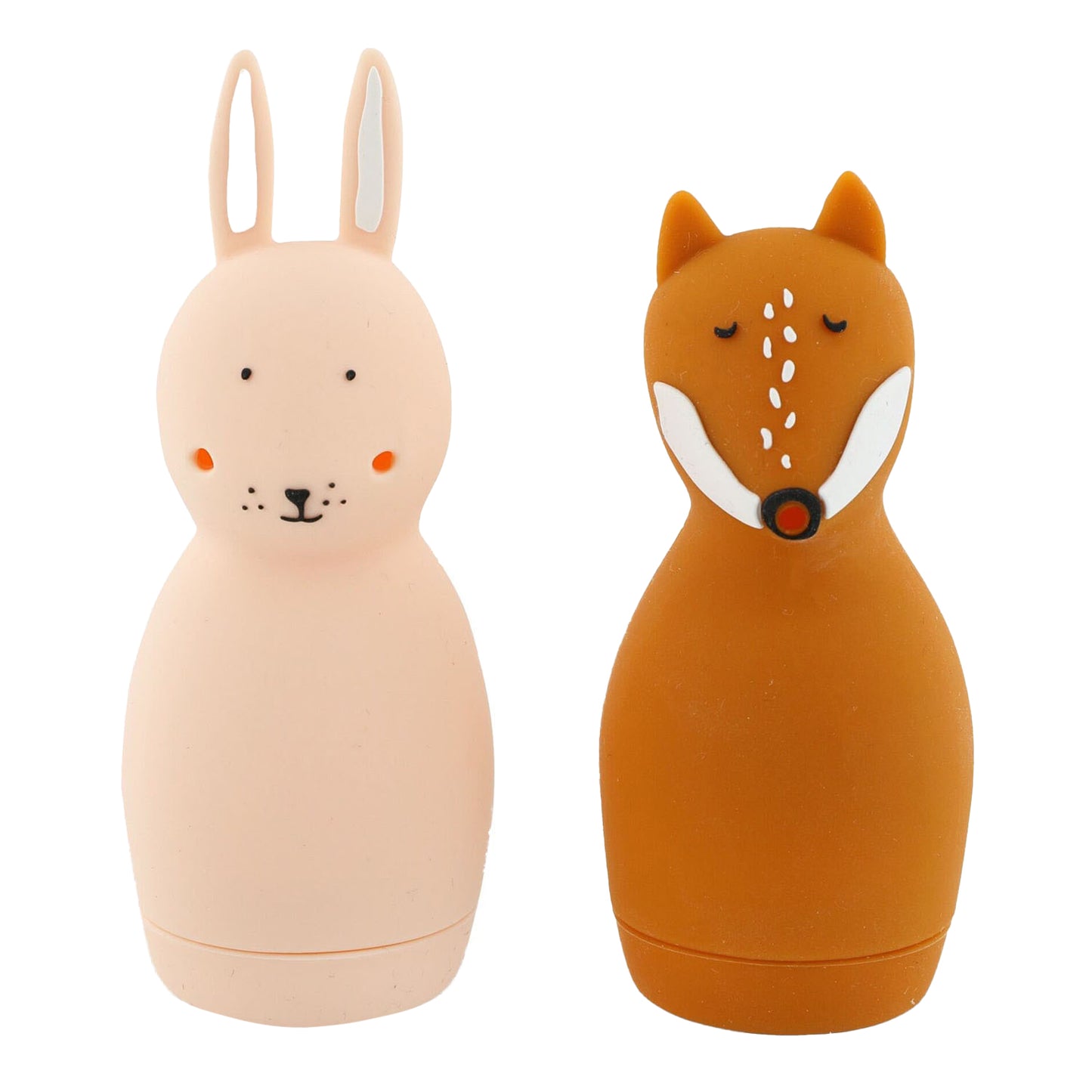 Trixie Bad Spielzeug Squezy Dieren Mrs. Kaninchen Mr. Fuchs