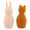 Trixie Bad Spielzeug Squezy Dieren Mrs. Kaninchen Mr. Fuchs