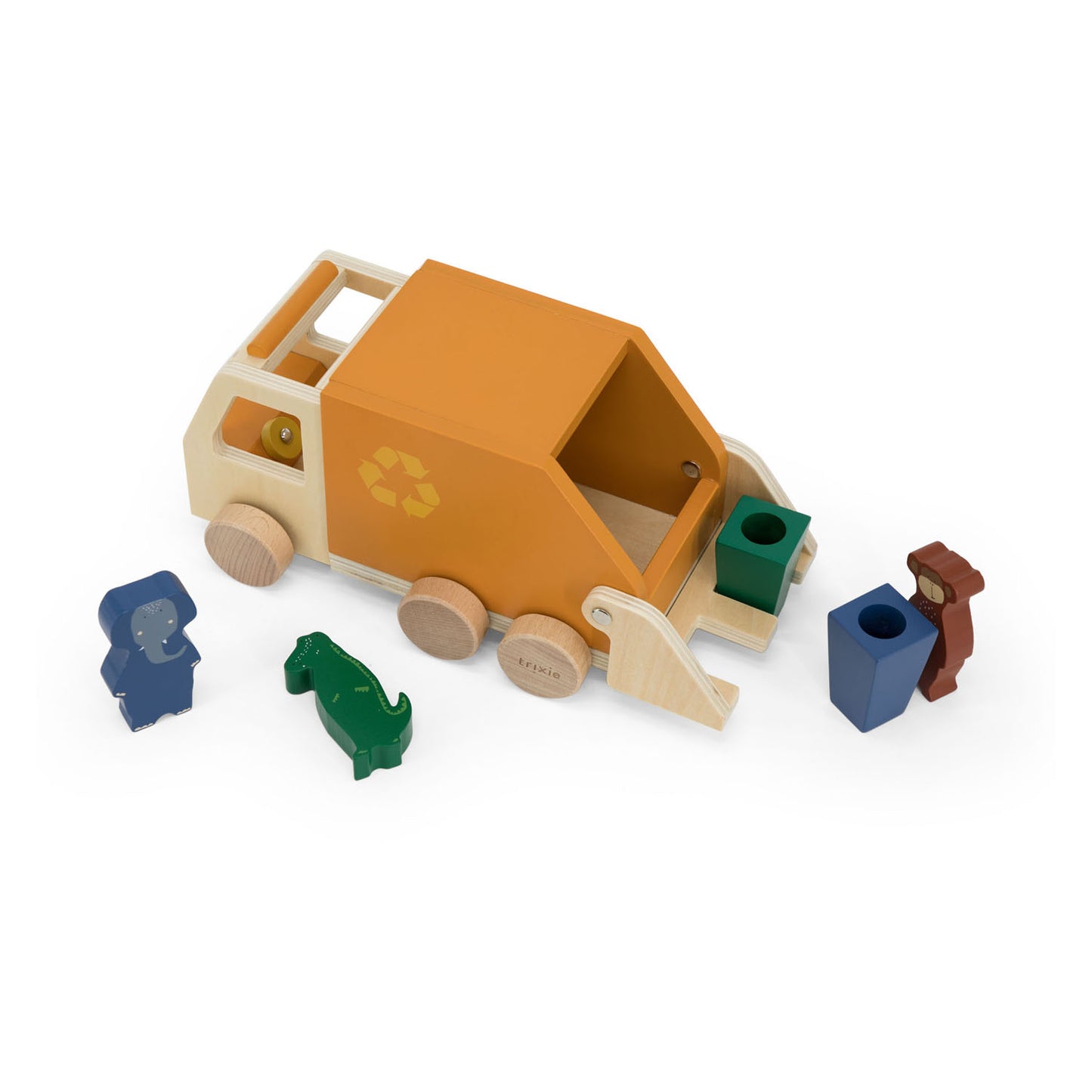 Trixie Holztiere Müllwagen