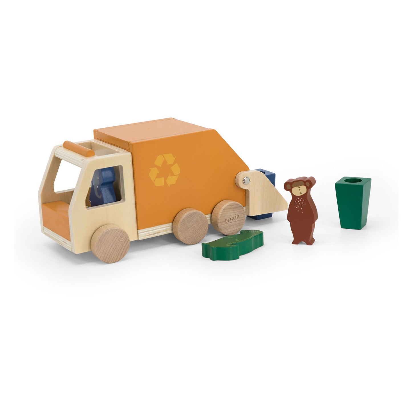 Trixie Holztiere Müllwagen