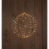 Anna's Collection beleuchtete Kugel, 40 cm, 192 LEDs, klassisch warm, mit Blitzfunktion, Timer-Dimmer, 5 Meter langes Kabel
