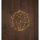 Anna's Collection beleuchtete Kugel, 40 cm, 192 LEDs, klassisch warm, mit Blitzfunktion, Timer-Dimmer, 5 Meter langes Kabel