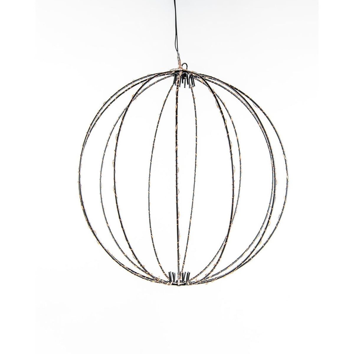 Anna's Collection beleuchtete Kugel, 50 cm, 216 LEDs, klassisch warm, mit Blitzfunktion, Timer-Dimmer, 5 Meter langes Kabel