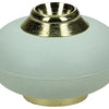 Mack 1047654 - Türstopper mit Gummi vermessingt ø 30 mm 1 St. St. | 6 Stück