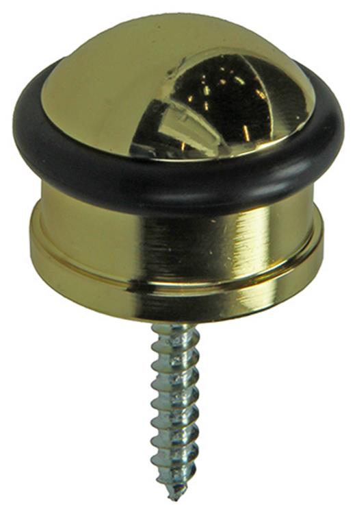 Mack 1047656 - Türstoppzylinder Modell vermessingt ø 30h25 mm 1 Stk. | 6 Stück