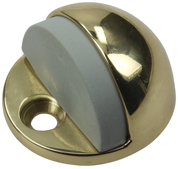 Mack 1047658 - Türstopper Halbmond Messing ø 44 mm 1 St. St. | 6 Stück