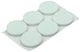 Mack 1047702 - Filzpastille selbstklebend weiß ø 19 mm 18 Stück | 12 Stück