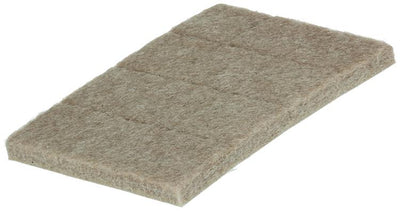 Mack 1047707 - Superfilz selbstklebend beige 19 x 19 mm 24 Stück | 12 Stück