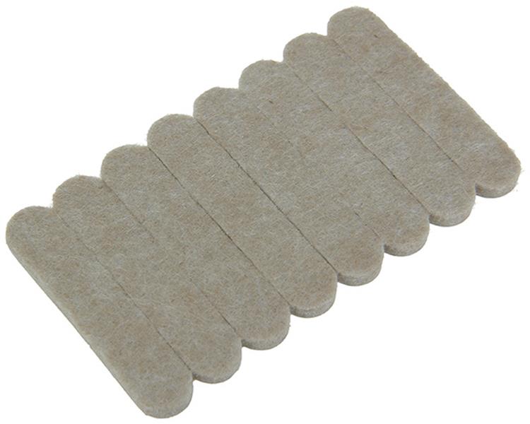 Mack 1047708 - Superfilz selbstklebend beige 13 x 63 mm 8 Stück | 12 Stück
