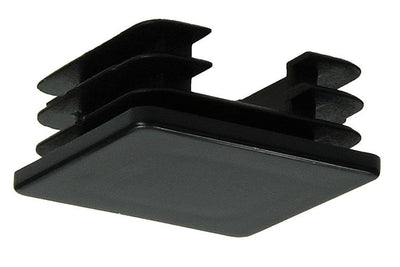 Mack 1047749 - Kunststoffstopfen schwarz 30 x 30 mm 4 Stück | 6 Stück
