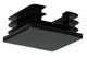 Mack 1047749 - Kunststoffstopfen schwarz 30 x 30 mm 4 Stück | 6 Stück
