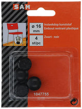Mack 1047755 - Kunststoffstopfen schwarz ø 16 mm 4 Stück | 6 Stück - afbeelding 2