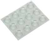 Mack 1047659 - Schalldämpfer selbstklebend transparent ø 13 mm 12 Stück | 12 Stück - afbeelding 1
