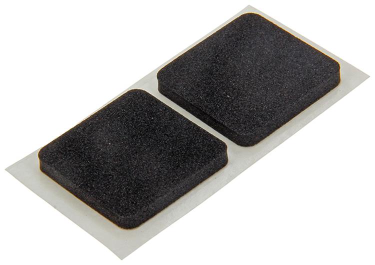 Mack 1047668 - Antirutschstreifen selbstklebend schwarz 25 x 25 mm 6 Stück | 12 Stück