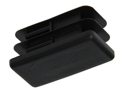 Mack 1047764 - Kunststoffstopfen schwarz 20 x 40 mm 4 Stück | 6 Stück