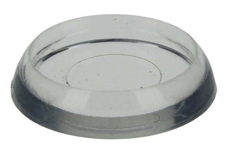 Mack 1047765 - Möbeluntersetzer Kunststoff transparent ø 35 mm 4 Stück | 6 Stück