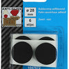 Mack 1047672 - Gummistreifen selbstklebend schwarz ø 28 mm 6 Stück | 12 Stück