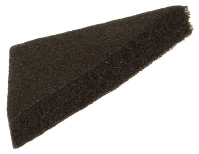 Mack 1047675 - Schaumstoffstreifen selbstklebend schwarz 15 x 15 mm 40 Stück | 6 Stück