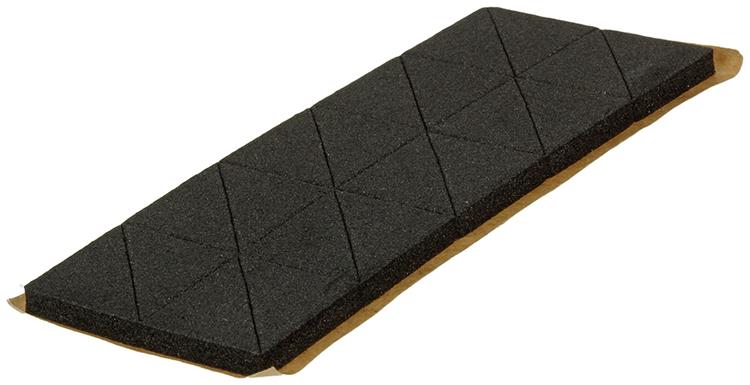 Mack 1047675 - Schaumstoffstreifen selbstklebend schwarz 15 x 15 mm 40 Stück | 6 Stück