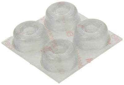 Mack 1047678 - Anti-Rutsch-Anstoßkappe transparent ø 20 mm 4 Stück | 12 Stück