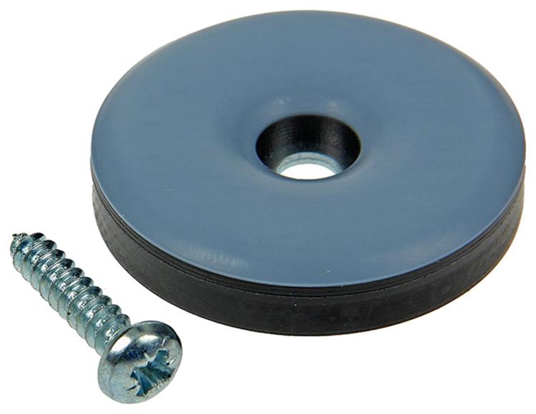 Mack 1047724 - Schiebesitzkappe mit Schraube grau ø 38 mm 4 Stück | 6 Stück