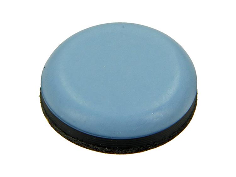 Mack 1047726 - Super-Gleitpastille selbstklebend grau ø 25 mm 4 Stück | 12 Stück