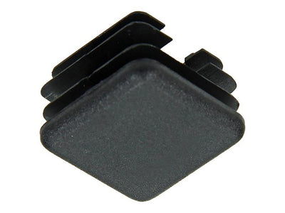 Mack 1047728 - Kunststoffstopfen schwarz 20 x 20 mm 4 Stück | 6 Stück