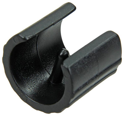 Mack 1047776 - Kunststoff-Rohrkappe schwarz ø 25 mm 4 Stück | 6 Stück