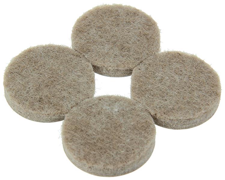 Mack 1047683 - Superfilz selbstklebend beige ø 28 mm 8 Stück | 12 Stück