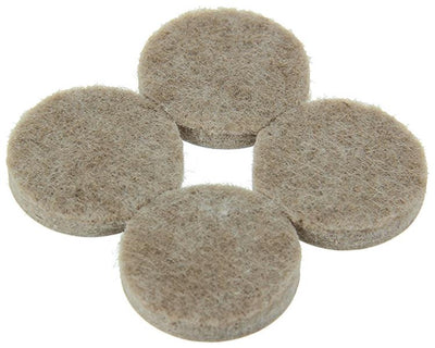 Mack 1047683 - Superfilz selbstklebend beige ø 28 mm 8 Stück | 12 Stück