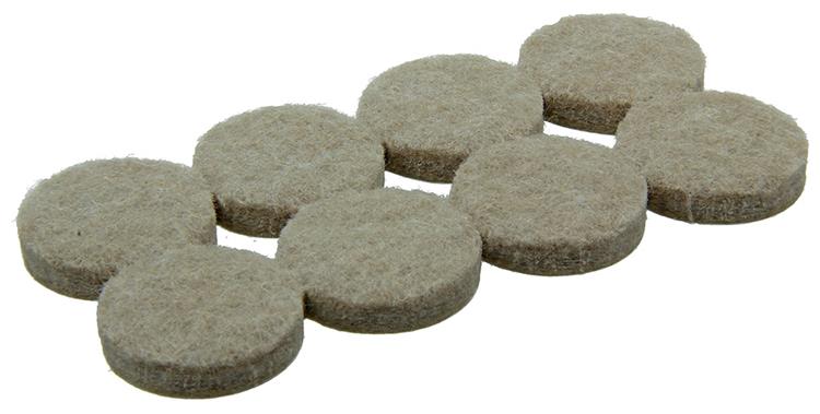 Mack 1047684 - Superfilz selbstklebend beige ø 22 mm 16 Stück | 12 Stück