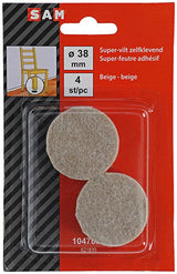 Mack 1047687 - Superfilz selbstklebend beige ø 38 mm 4 Stück | 12 Stück - afbeelding 3