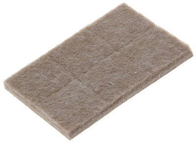 Mack 1047688 - Superfilz selbstklebend beige 25 x 25 mm 12 Stück | 12 Stück