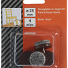 Mack 1047732 - Stuhlgleiter mit Nagelfilz braun ø 25 mm 4 Stück | 6 Stück