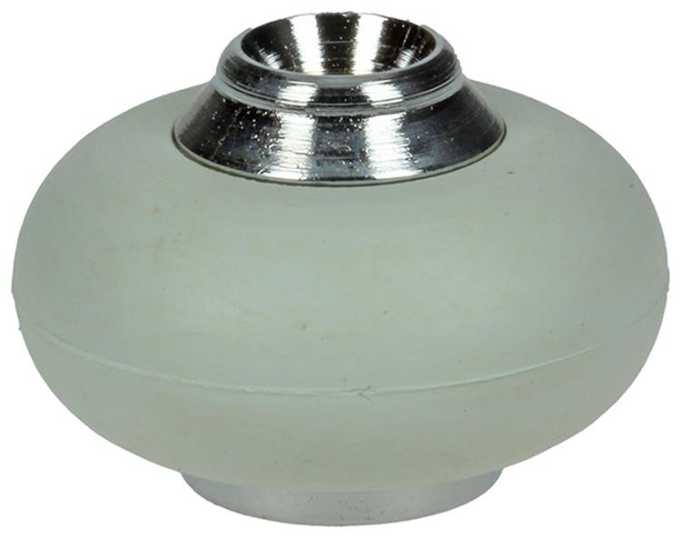 Mack 1047646 - Türstopper mit Gummi verchromt ø 30 mm 1 St. Stk. | 6 Stück