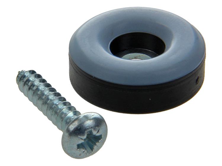 Mack 1047692 - Schiebesitzkappe mit Schraube grau ø 22 mm 4 Stück | 6 Stück