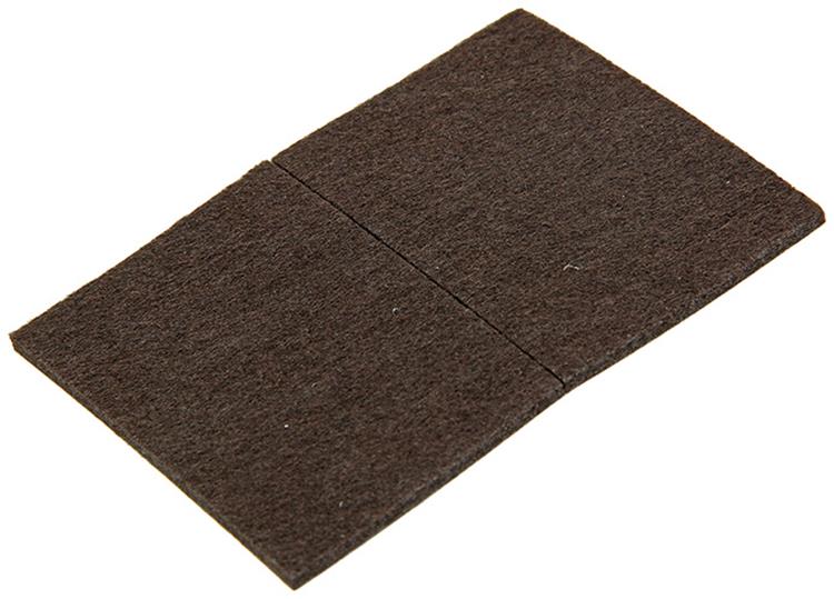 Mack 1047693 - Filzpastille selbstklebend braun 70 x 95 mm 1 Stk. | 12 Stück