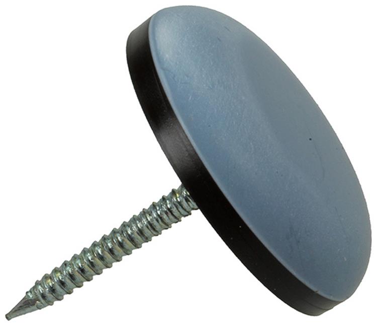 Mack 1047696 - Supergleiter mit Nagel grau ø 22 mm 4 Stück | 6 Stück